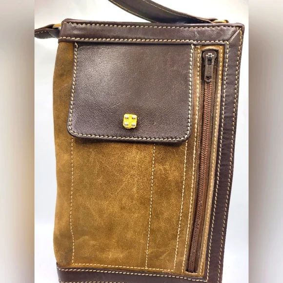 Loewe Vintage Suede Leather Pouch Bag